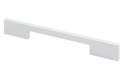 Greep drimo 224mm aluminium / wit symmetrisch